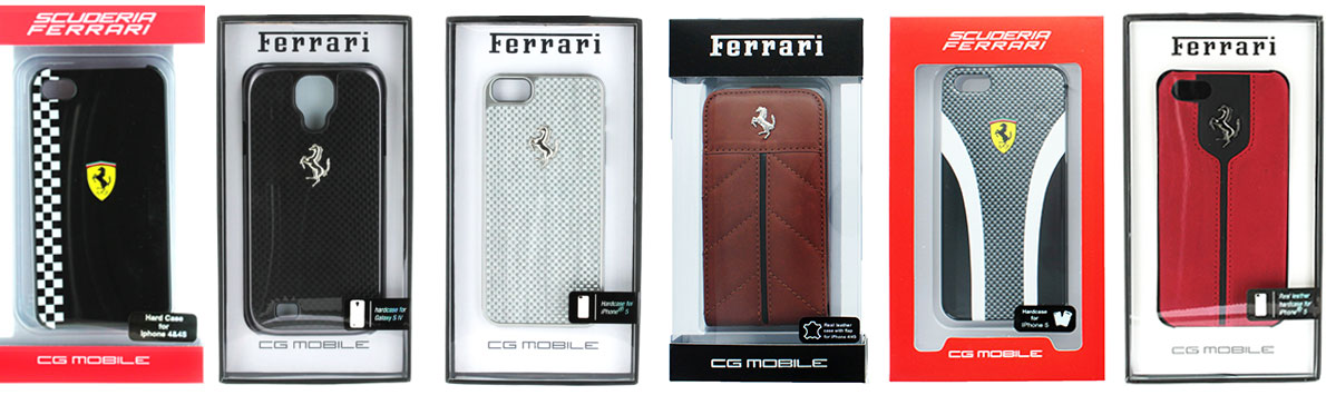 Creekle's selection of Ferrari Cell Phone Cases